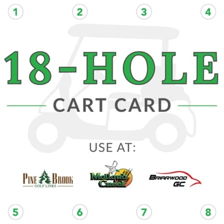 18 Hole Cart Card